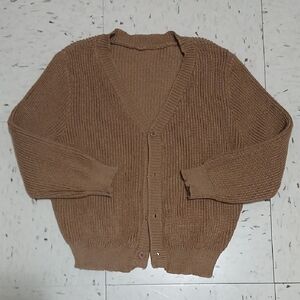 SHEIN 6Y Childrens Tan Cardigan Sweater